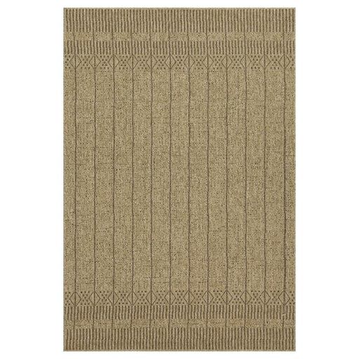 Conrad Home Natural Living 2'7''x7'3'' Runner, Jute/Mocha/Stripes - NTL10092-7