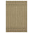 Conrad Home Natural Living 5'3''x7'3'' Rug, Jute/Mocha Geo/Stripes - NTL10095-7