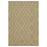 Conrad Home Natural Living 2'7''x7'3'' Runner, Jute/White Geo/Dia - NTL10112-7