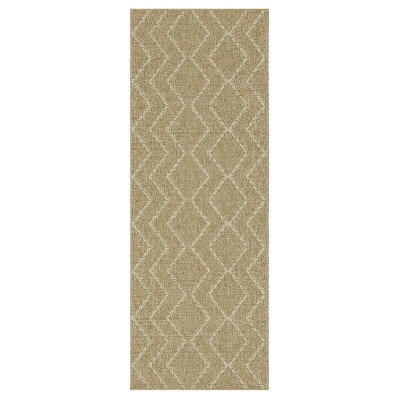 Conrad Home Natural Living 7'10''x10'3'' Rug, Jute/White Geo/Dia