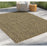Conrad Home Natural Living 7'10x10'3 Rug, Jute/Black Chev/HB/Geo