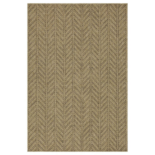 Conrad Home Natural Living 2'7x7'3 Runner, Jute/Mocha Chev/HB/Geo - NTL10132-7