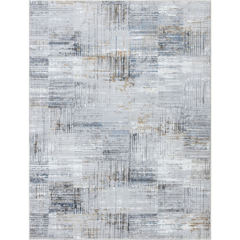 Conrad Home Soho 5'3' x 7' Rug, Light Grey Geo/Abstract