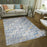 Conrad Home Soho 5'3' x 7' Contemporary Rug, Off-White Geo/Chev
