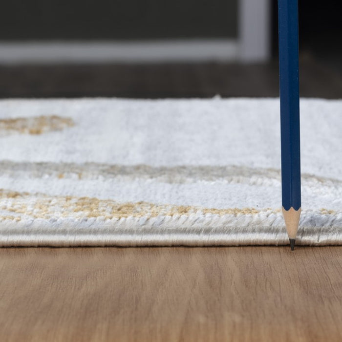 Conrad Home Soho 2'7" x 7' Runner, Off-White Modern/Swirls