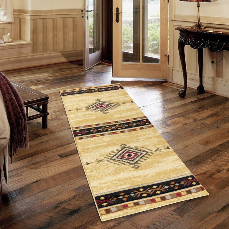 Conrad Home Yellowstone 2' x 3' Area Rug, Cream Southwest