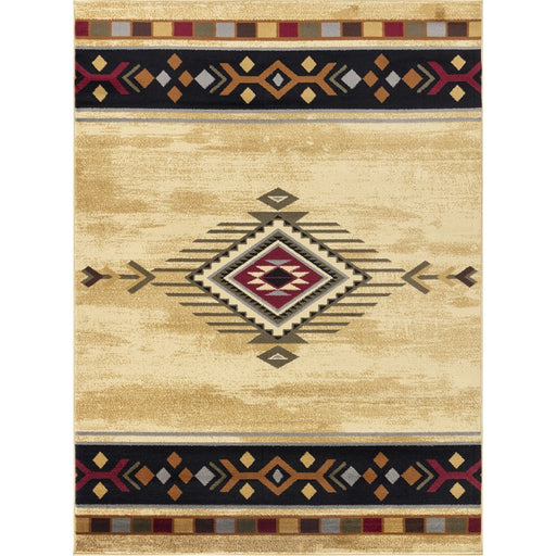 Conrad Home Yellowstone 5'3'' x 7'3'' Area Rug, Cream Southwest - YLS40035-7
