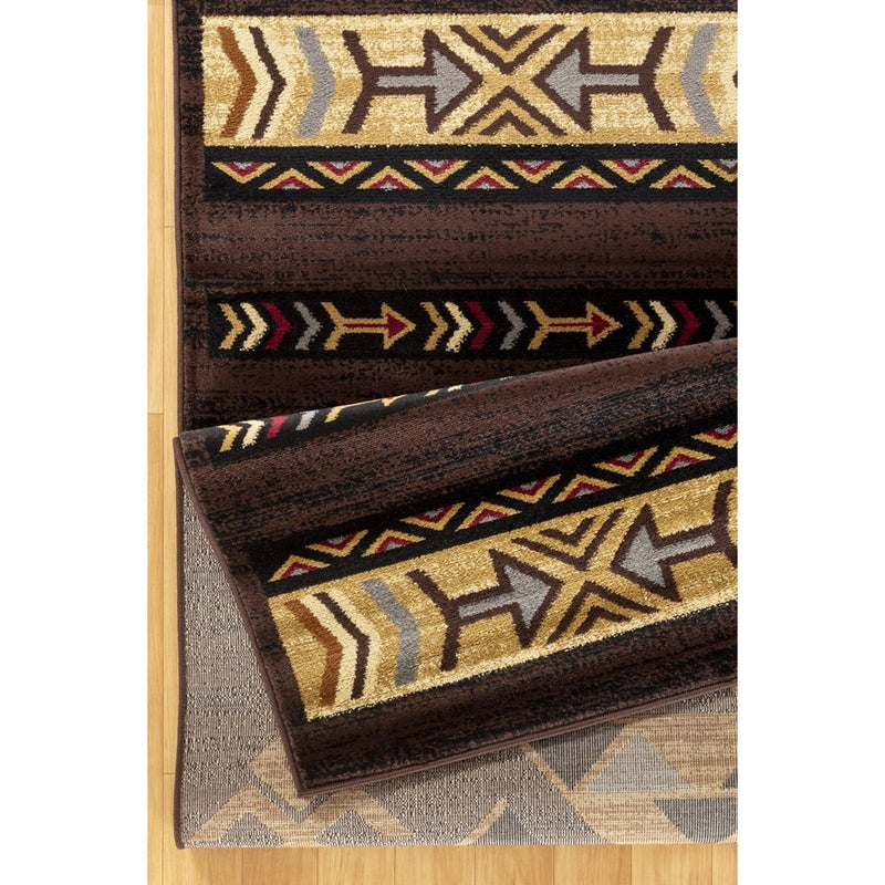 Conrad Home Yellowstone 2' x 3' Southwest Area Rug, Brown Southwest