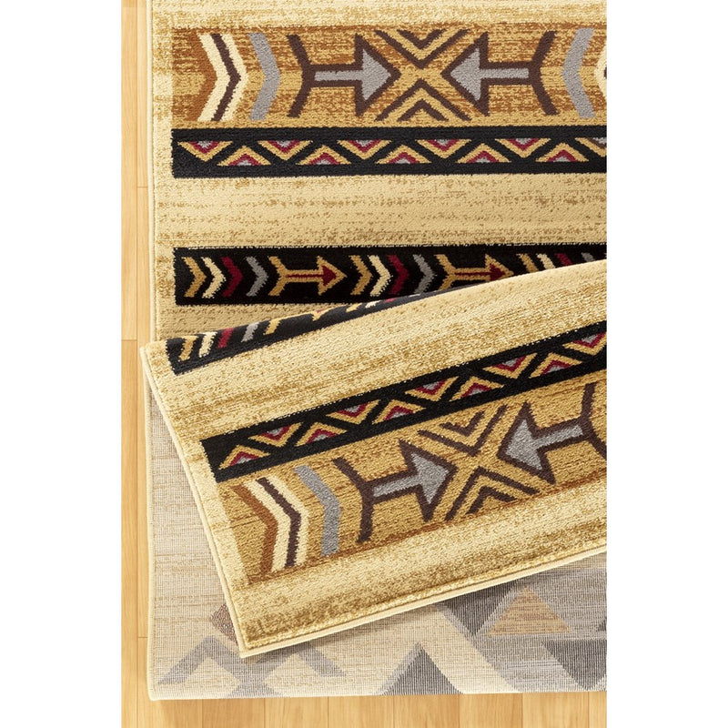 Conrad Home Yellowstone 2' x 3' Southwest Area Rug, Cream Southwest