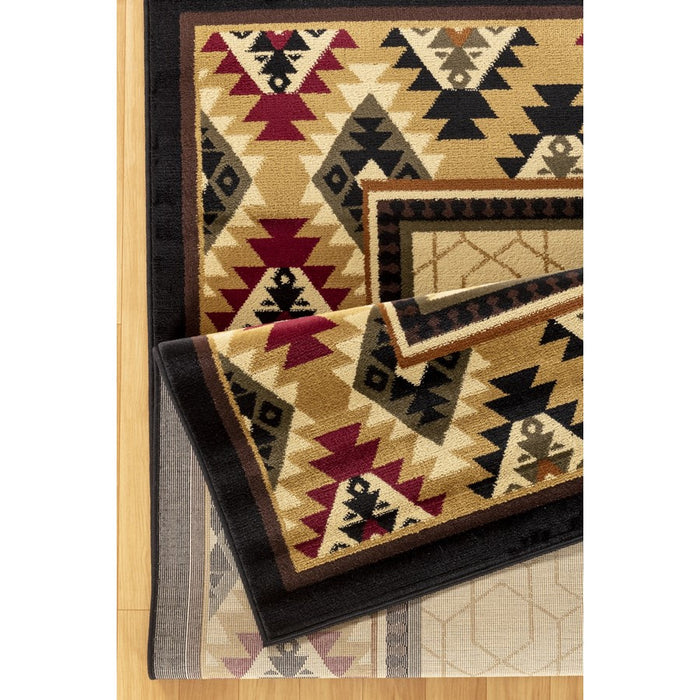 Conrad Home Yellowstone 2' x 3' Southwest Area Rug, Cream Border SW