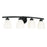 HomePlace Lighting Jameson Vanity, Black/White