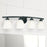 HomePlace Lighting Jameson Vanity, Black/White
