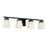 HomePlace Lighting Baxley Vanity, Black/White