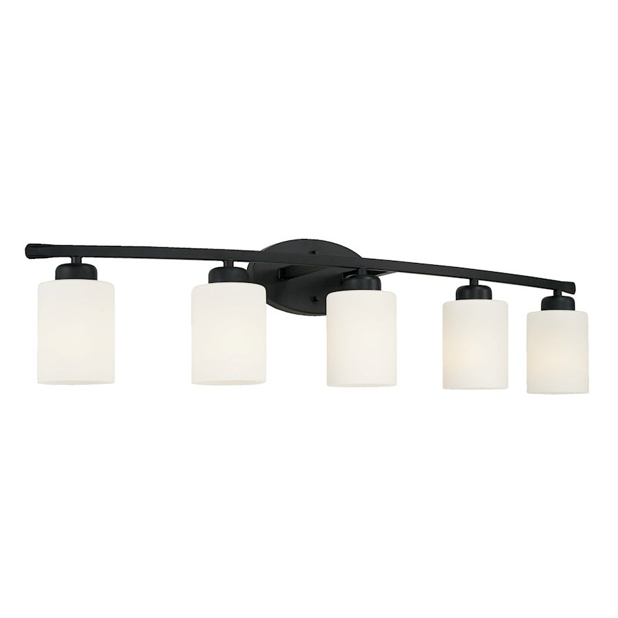 HomePlace Lighting Dixon Vanity, Black/White