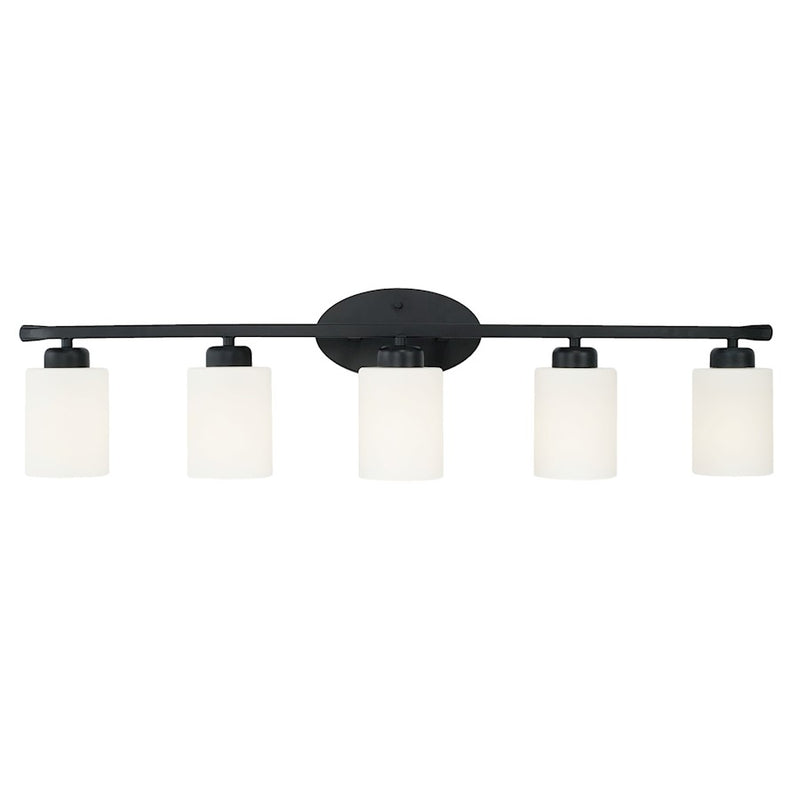 HomePlace Lighting Dixon Vanity, Black/White