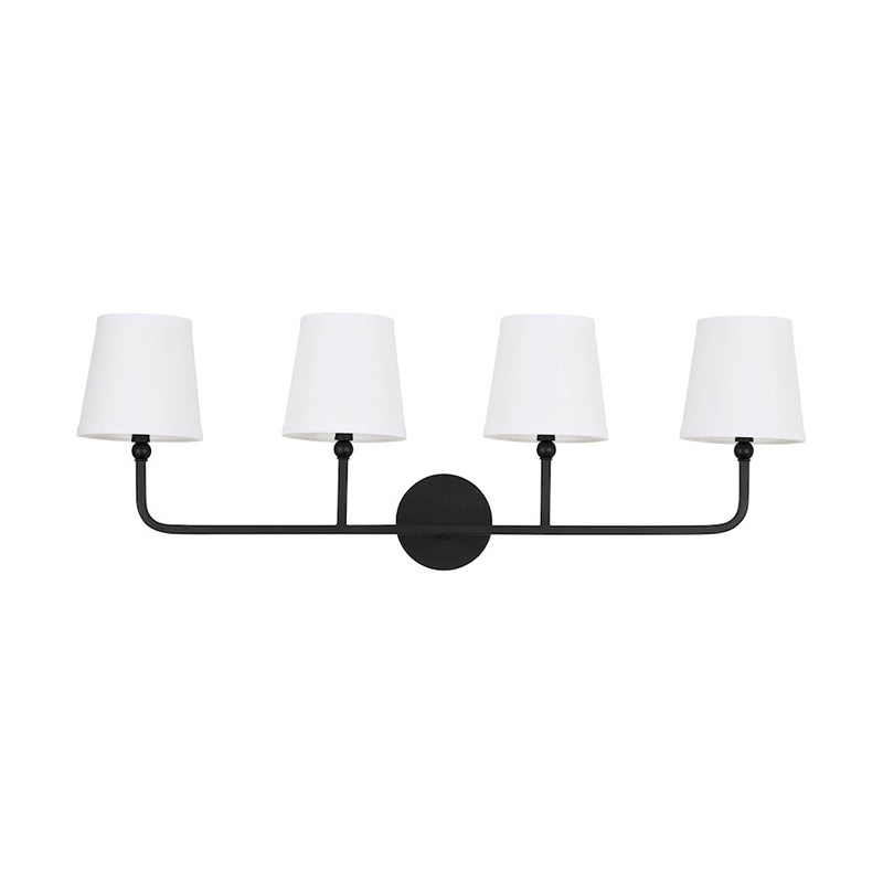 Capital Lighting Dawson Vanity, Matte Black