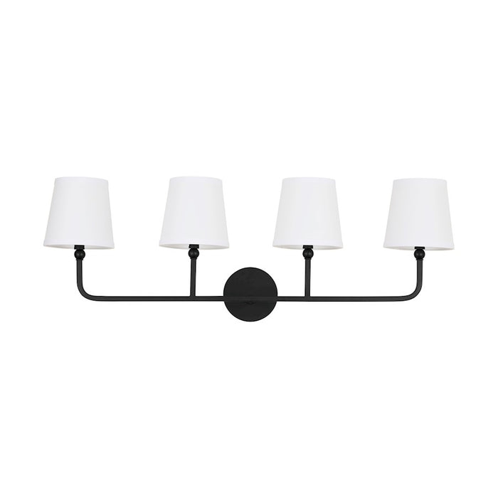 Capital Lighting Dawson Vanity, Matte Black
