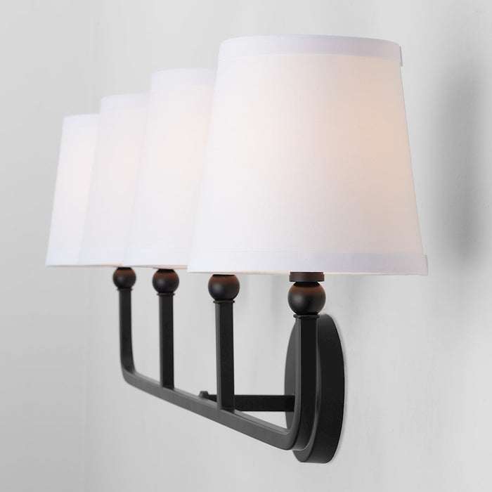Capital Lighting Dawson Vanity, Matte Black
