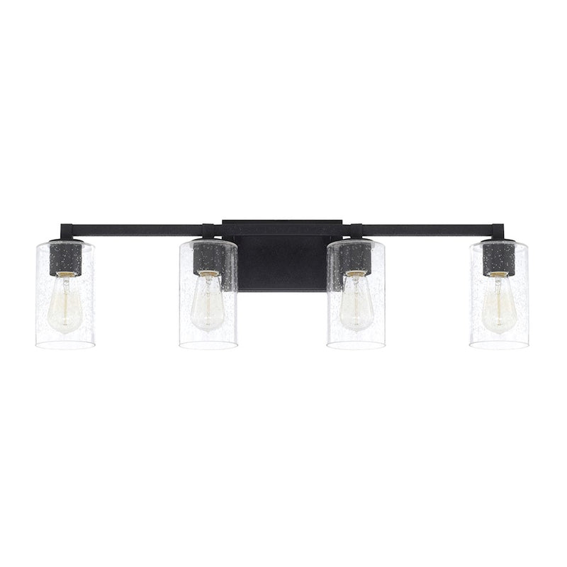 Capital Lighting Ravenwood Vanity, Black Iron
