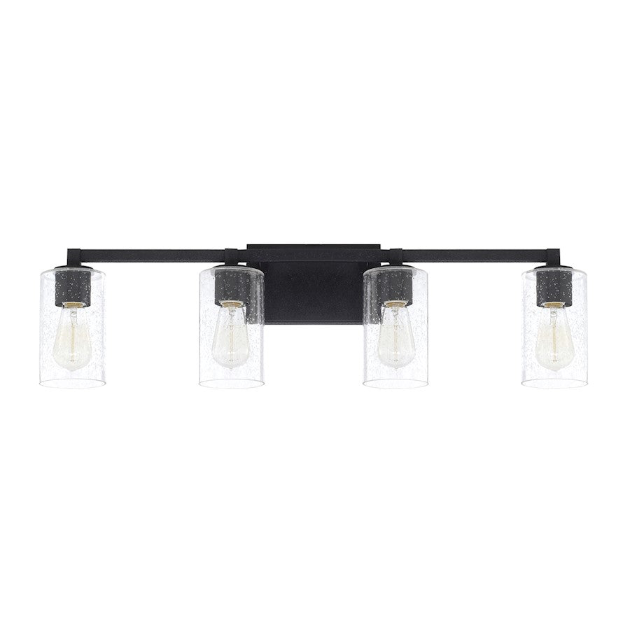Capital Lighting Ravenwood Vanity, Black Iron