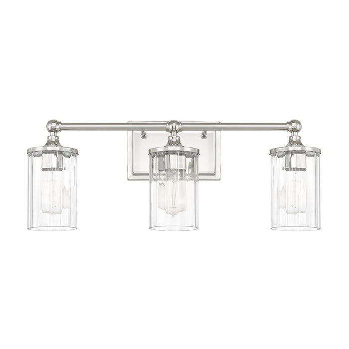 Capital Lighting Camden Vanity, Polished Nickel