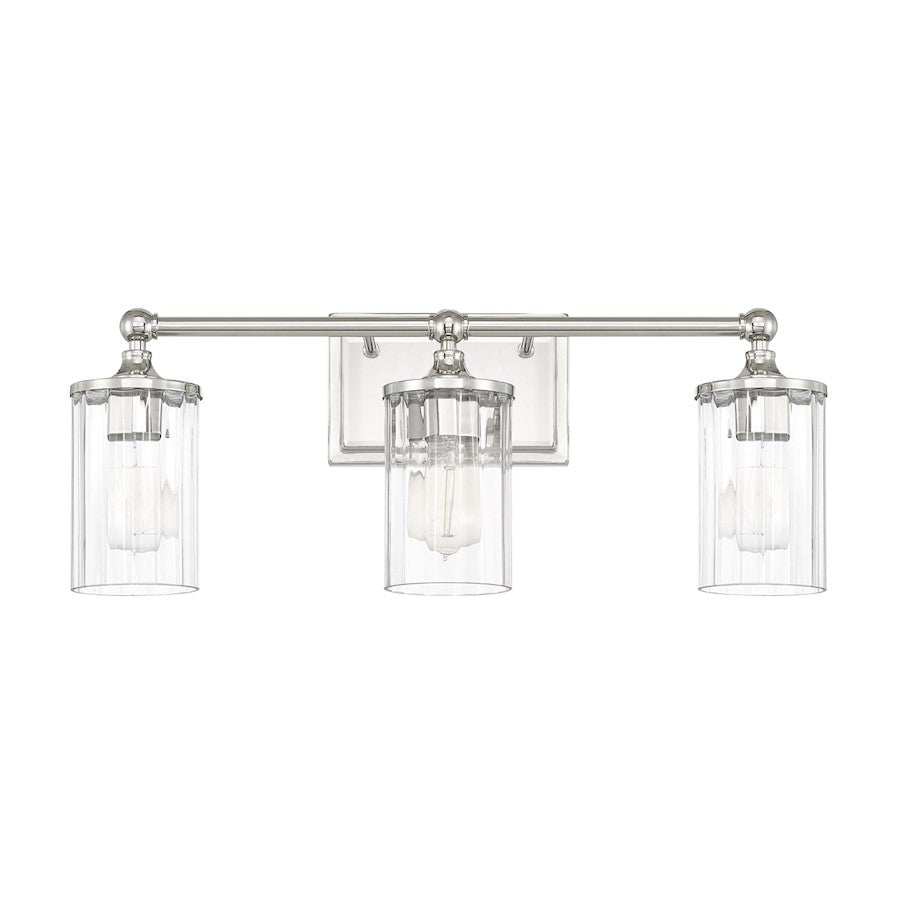 Capital Lighting Camden Vanity, Polished Nickel