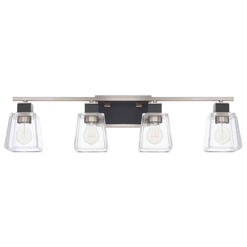 Capital Lighting Tux Vanity, Black Tie