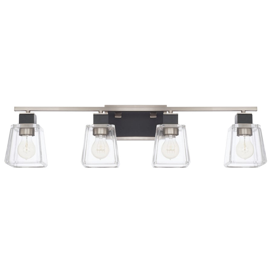 Capital Lighting Tux Vanity, Black Tie