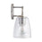 Capital Lighting Oran Vanity, Antique Silver/Clear Seeded