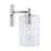 Capital Lighting 2-Light Vanity, Clear Embossed