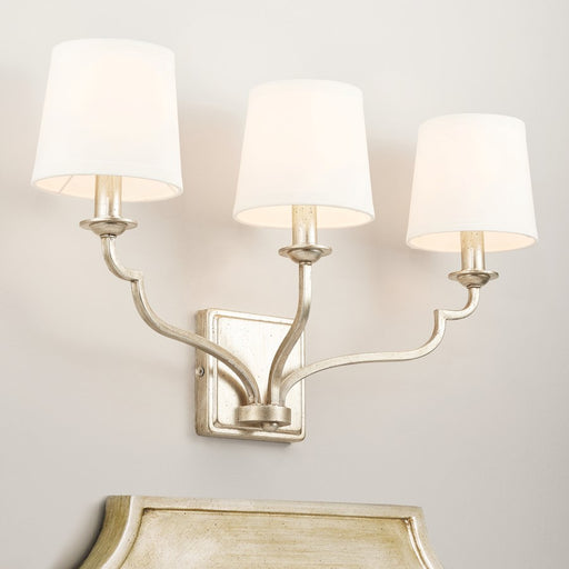 Capital Lighting Ophelia 3-Light Vanity, Winter Gold