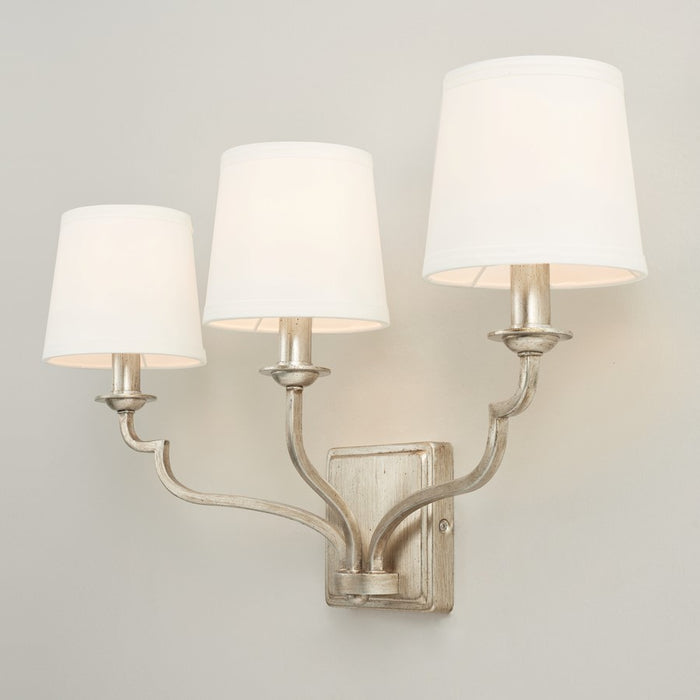 Capital Lighting Ophelia 3-Light Vanity, Winter Gold