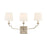 Capital Lighting Ophelia 3-Light Vanity, Winter Gold