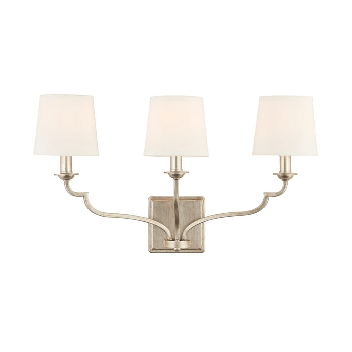 Capital Lighting Ophelia 3-Light Vanity, Winter Gold