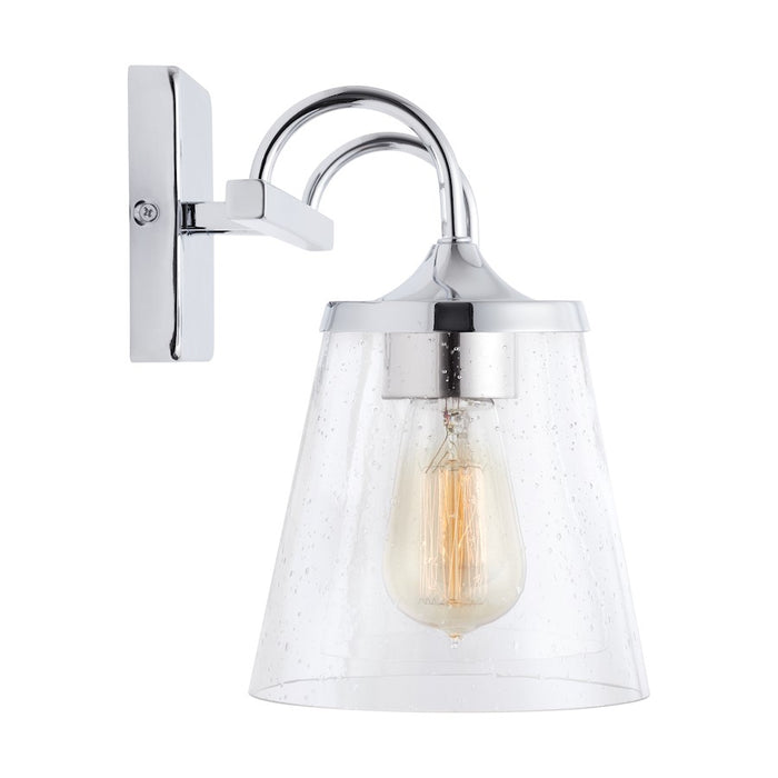Capital Lighting Vanity, Clear Seeded
