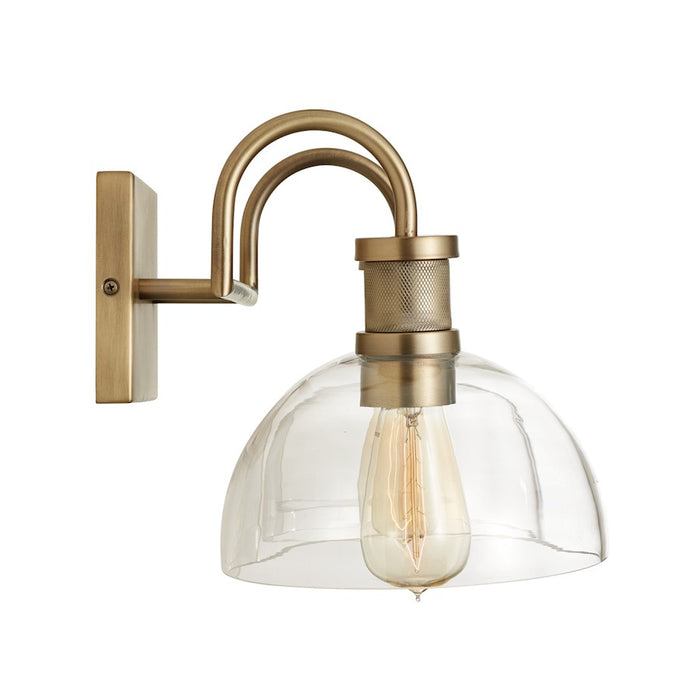 Capital Lighting Vanity, Aged Brass/Clear