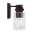 Capital Lighting Vanity, Oil Rubbed Bronze/Clear Seeded