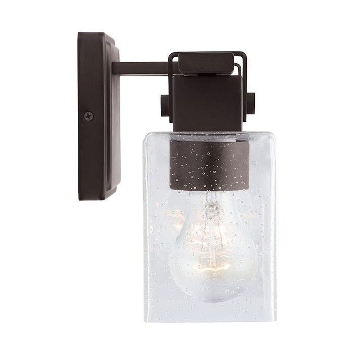 Capital Lighting Vanity, Oil Rubbed Bronze/Clear Seeded