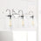Capital Lighting Vanity, Clear Seeded