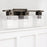 Capital Lighting Vanity, Oil Rubbed Bronze/Clear Seeded