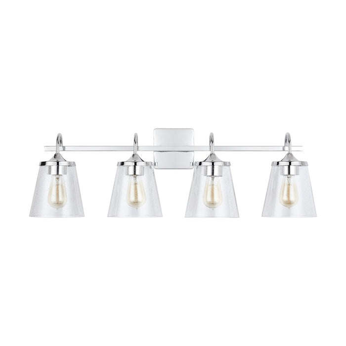Capital Lighting Vanity, Clear Seeded