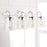 Capital Lighting Vanity, Clear Seeded