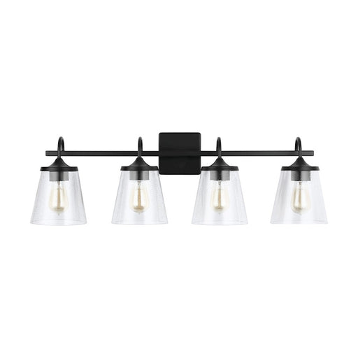 Capital Lighting Vanity, Clear Seeded