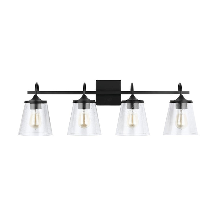 Capital Lighting Vanity, Clear Seeded