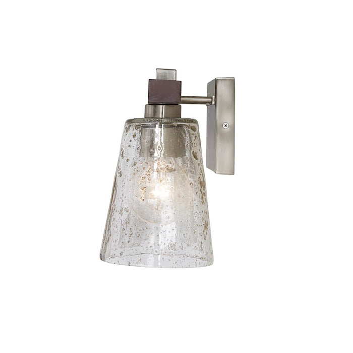 Capital Lighting Connor 3-Light Vanity, Black Matte Nickel/Clear