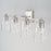 Capital Lighting Laurent Vanity in Polished Nickel/Clear