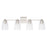 Capital Lighting Laurent Vanity in Polished Nickel/Clear