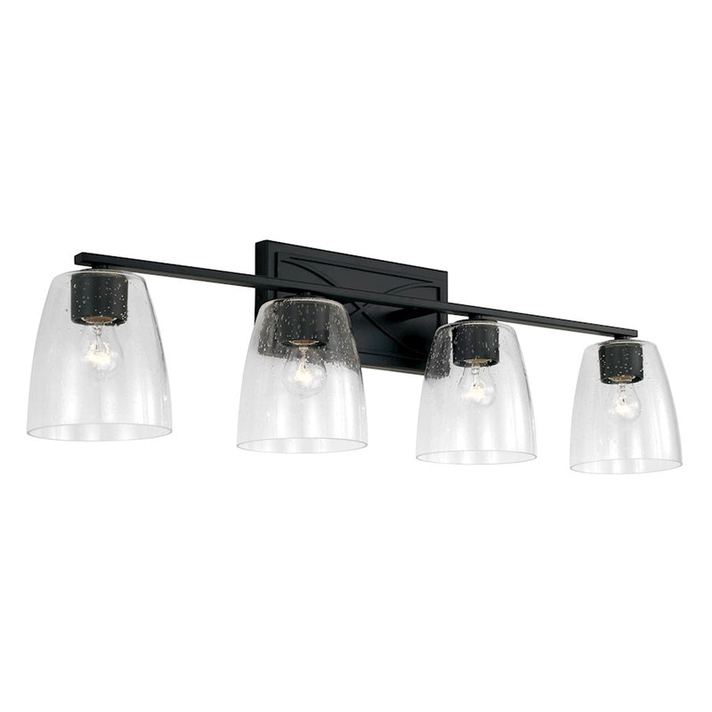 Capital Lighting Sylvia Vanity, Clear