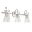 Capital Lighting Mila 3 Light Vanity, Clear Half-Crackle