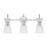 Capital Lighting Mila 3 Light Vanity, Clear Half-Crackle